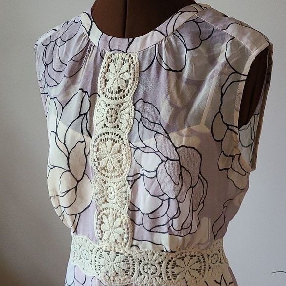 BCBG Maxazria Aymeline Floral Dress 6 - Picture 3 of 8